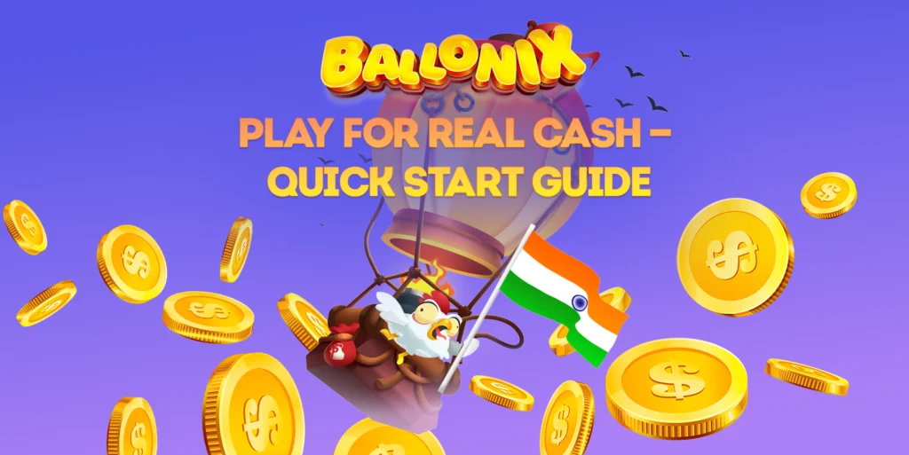 Cómo empezar a jugar a BalloniX con dinero real